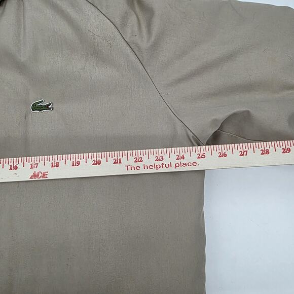 Vintage Izod Lacoste Mens Size Large Down Filled Puffer Jacket Full Zip Hood 80s - Picture 7 of 8